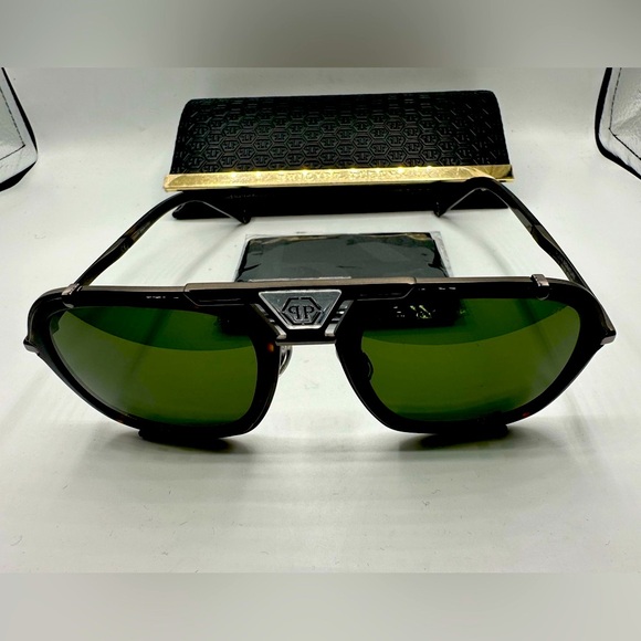 Phillip Plein SPP010 COL.584Y‼️Size 55-23-145 Plein Signature ‼️ - Picture 7 of 16